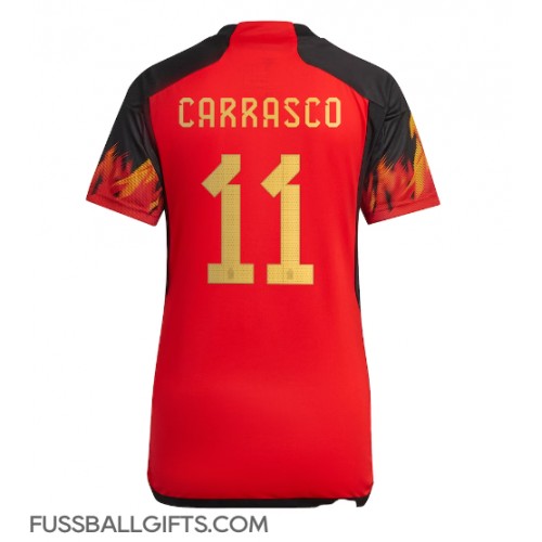 Belgien Yannick Carrasco #11 Fußballbekleidung Heimtrikot Damen WM 2022 Kurzarm